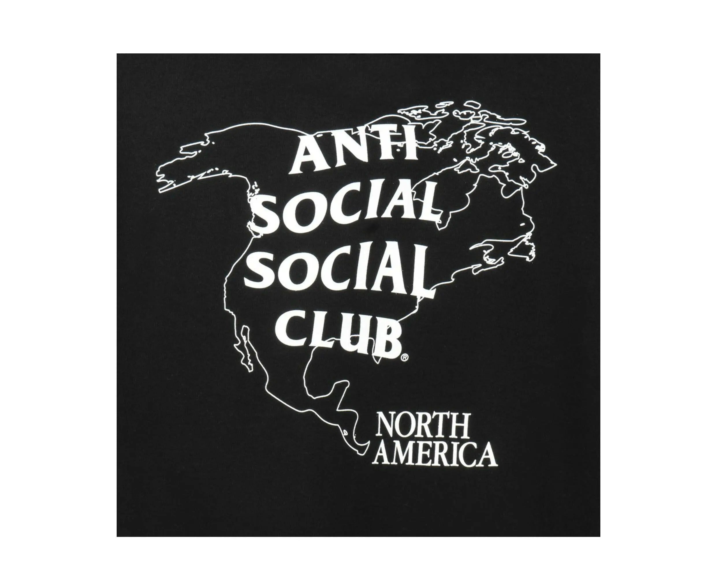 Anti Social Social Club North America Men Hoodie Black