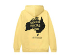 Anti Social Social Club Australia Men Hoodie Yellow
