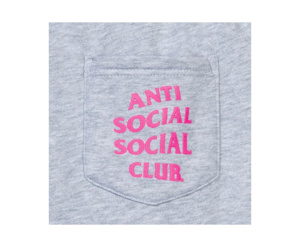 Anti Social Social Club Official Men Sweatpants Grey