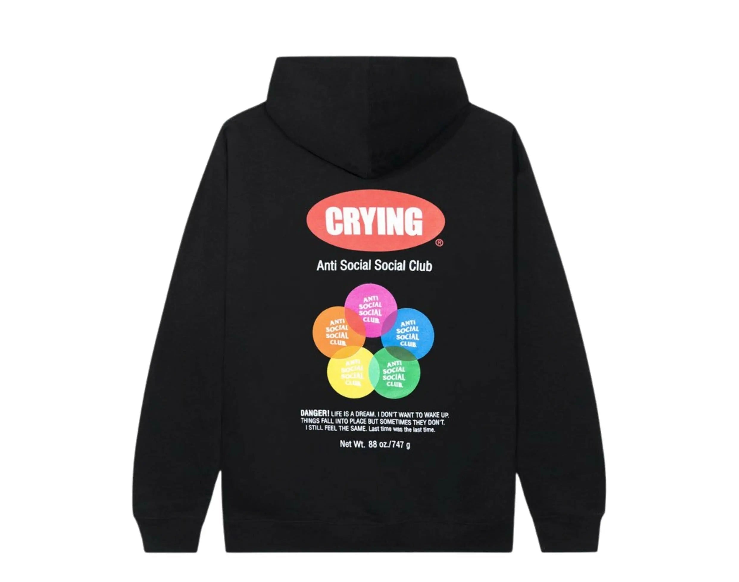 Anti Social Social Club Toy With Me Men Hoodie Black