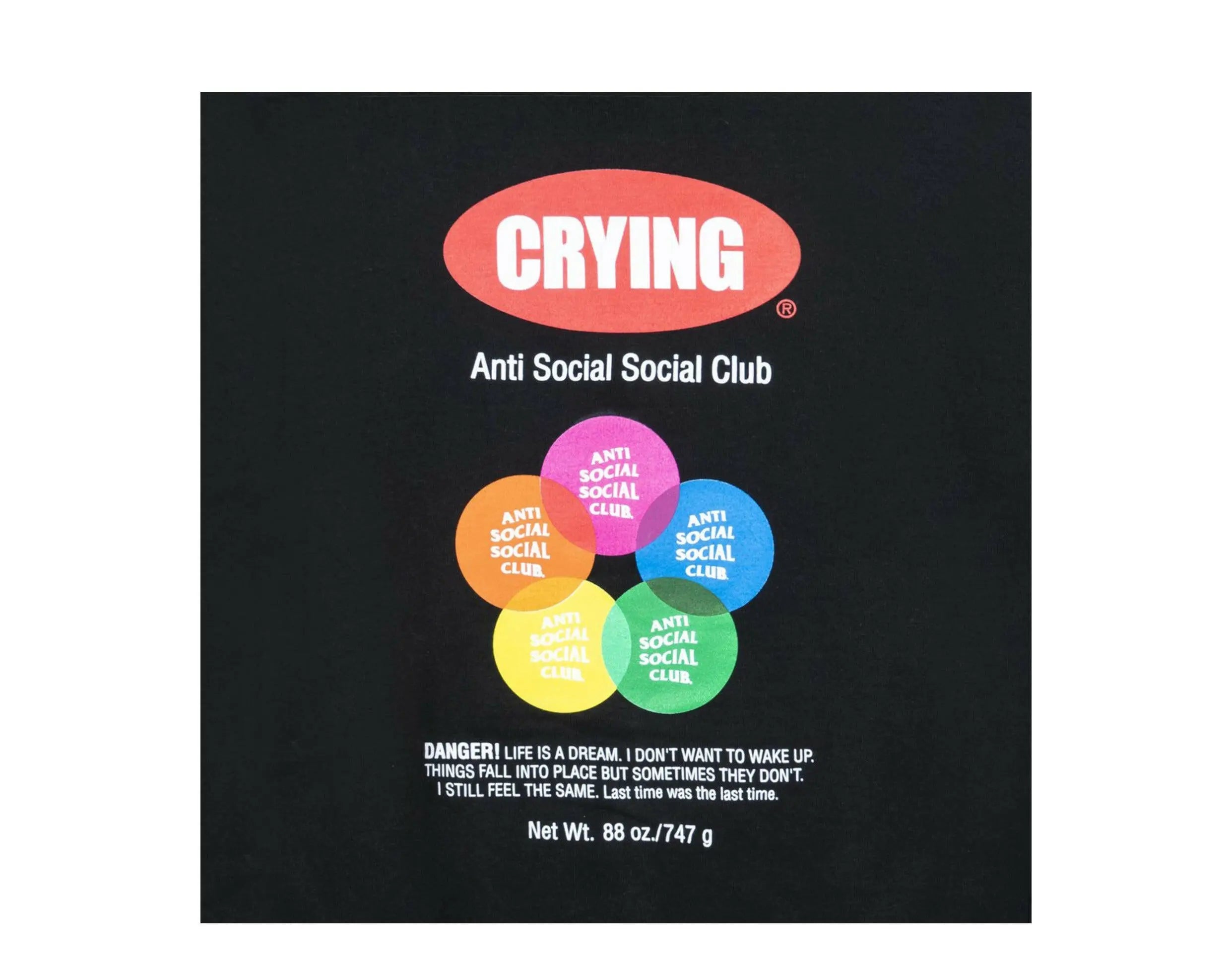 Anti Social Social Club Toy With Me Men Hoodie Black