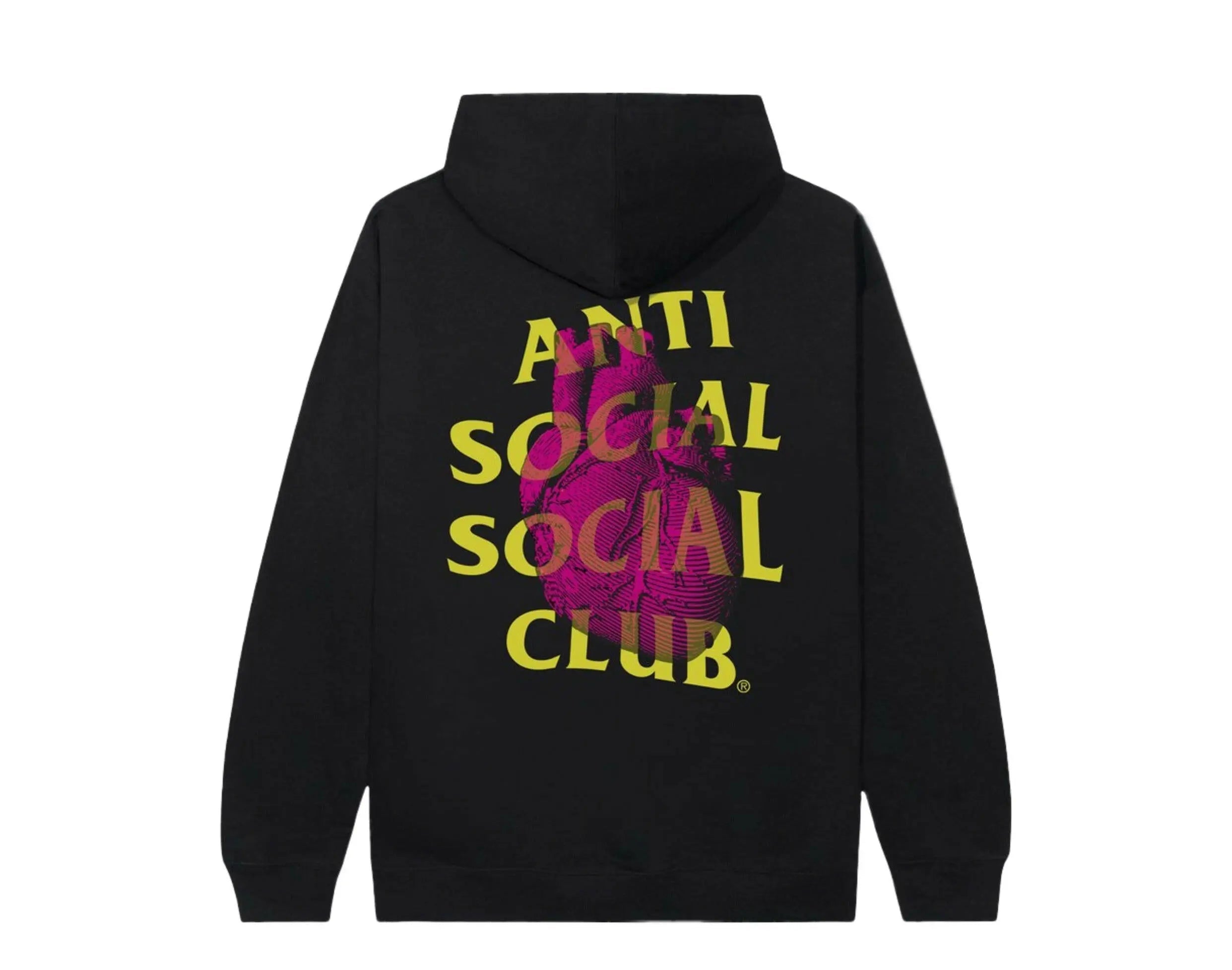Anti Social Social Club Pulse Check Men Hoodie Black
