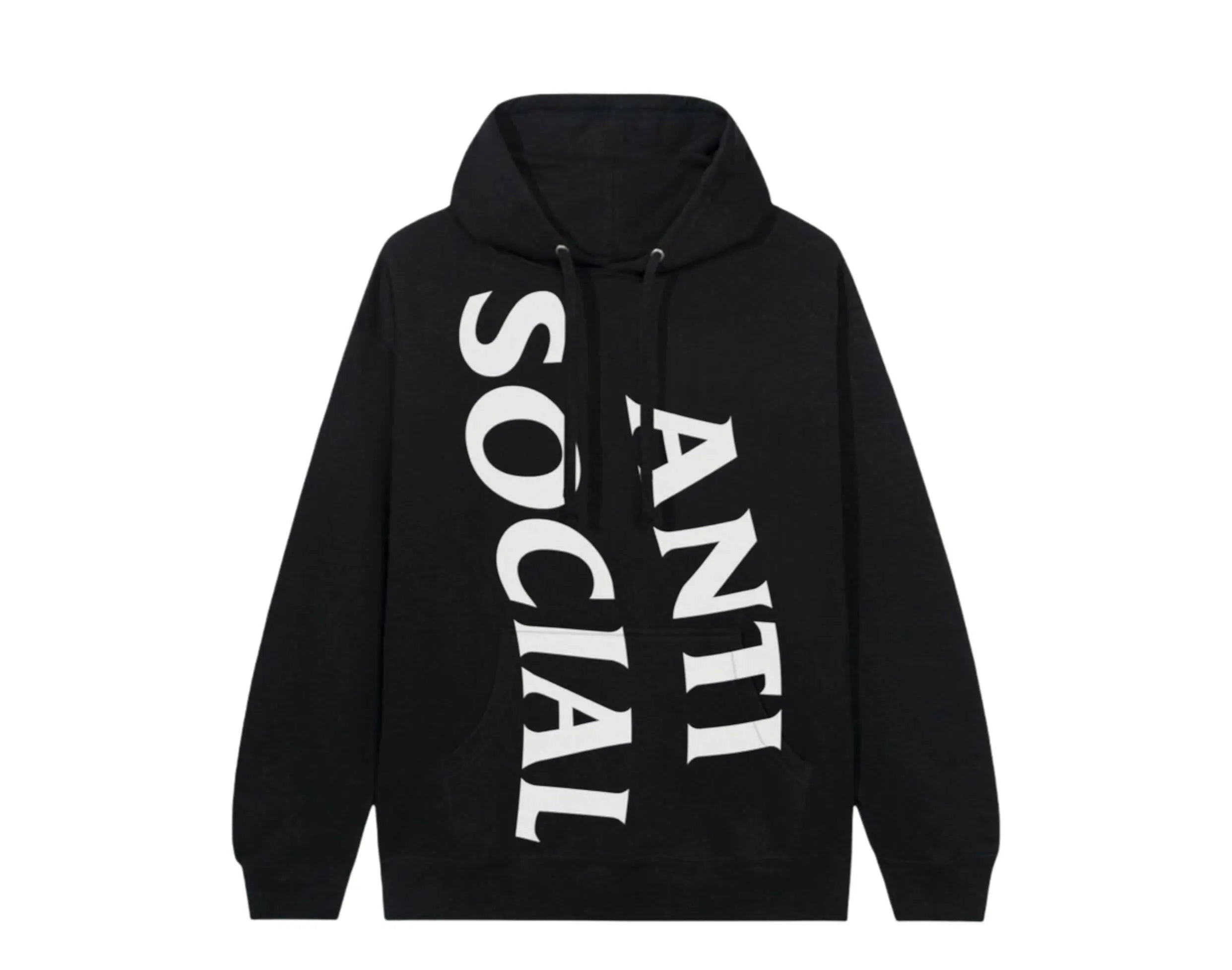 Anti Social Social Club Vertical Horizon Men Hoodie Black
