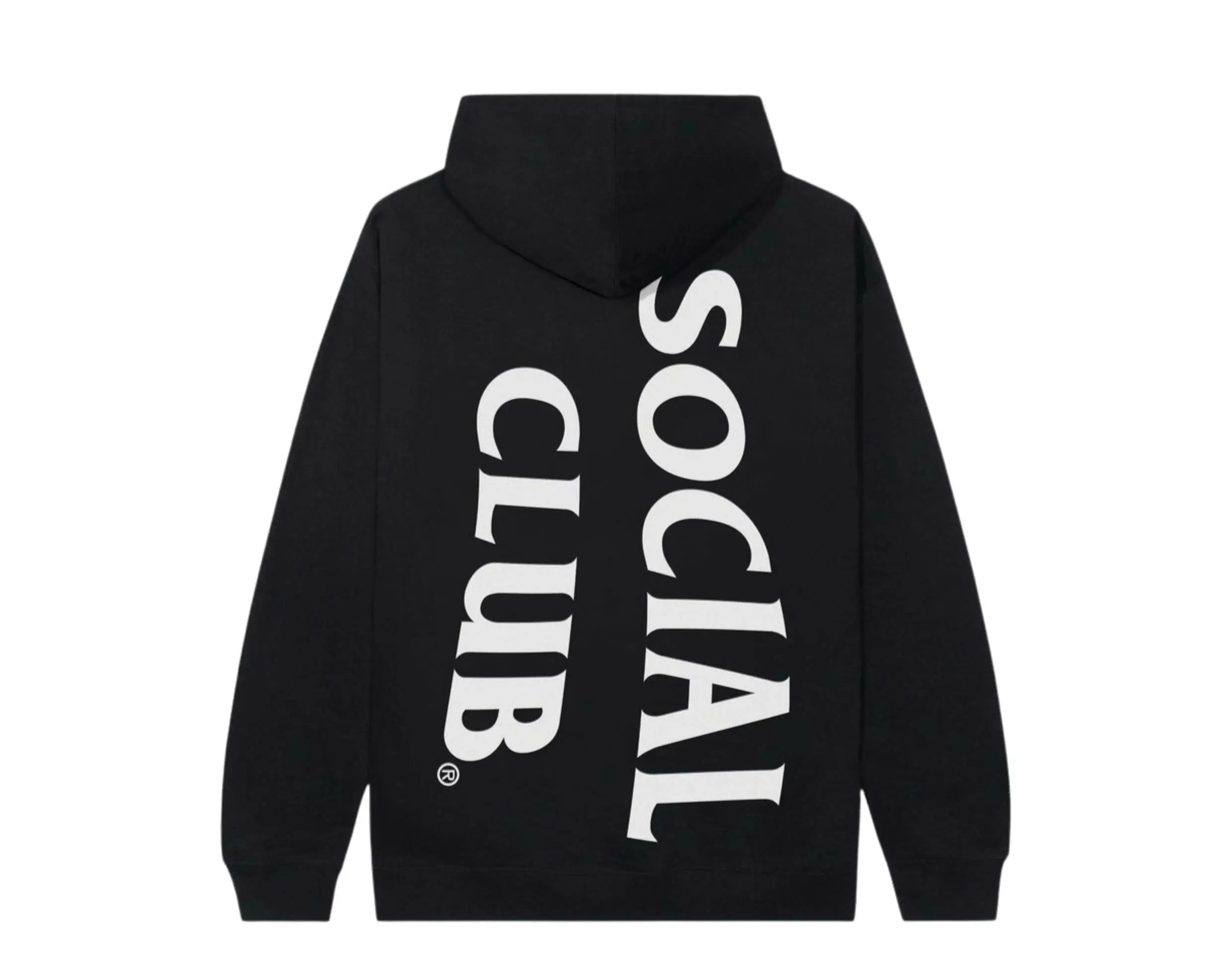Anti Social Social Club Vertical Horizon Men Hoodie Black
