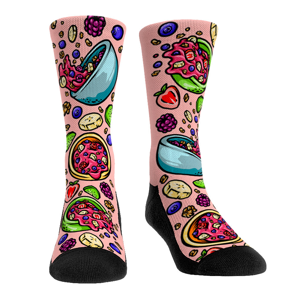 Acai Bowl - All-Over Crew Socks