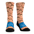 Aidan Hutchinson - Detroit Lions - Face Repeat Crew Socks