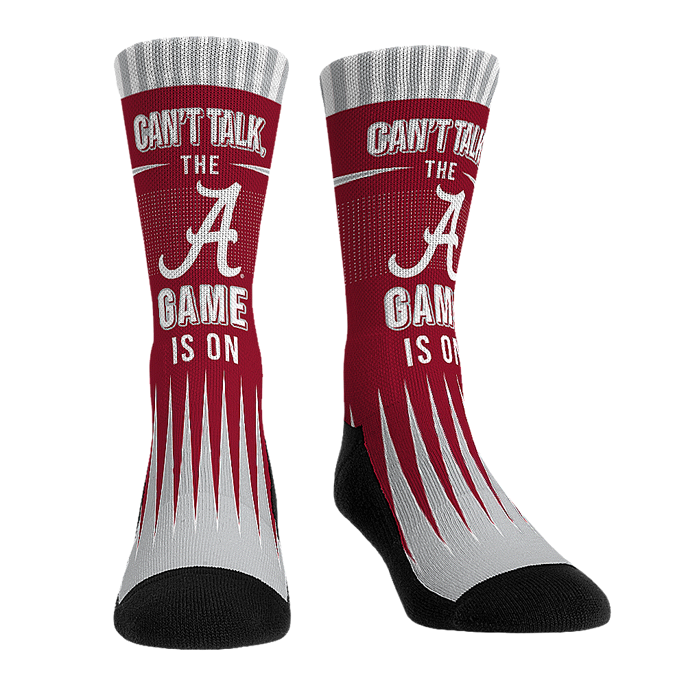 Alabama Crimson Tide - Can't Talk Crew Socks