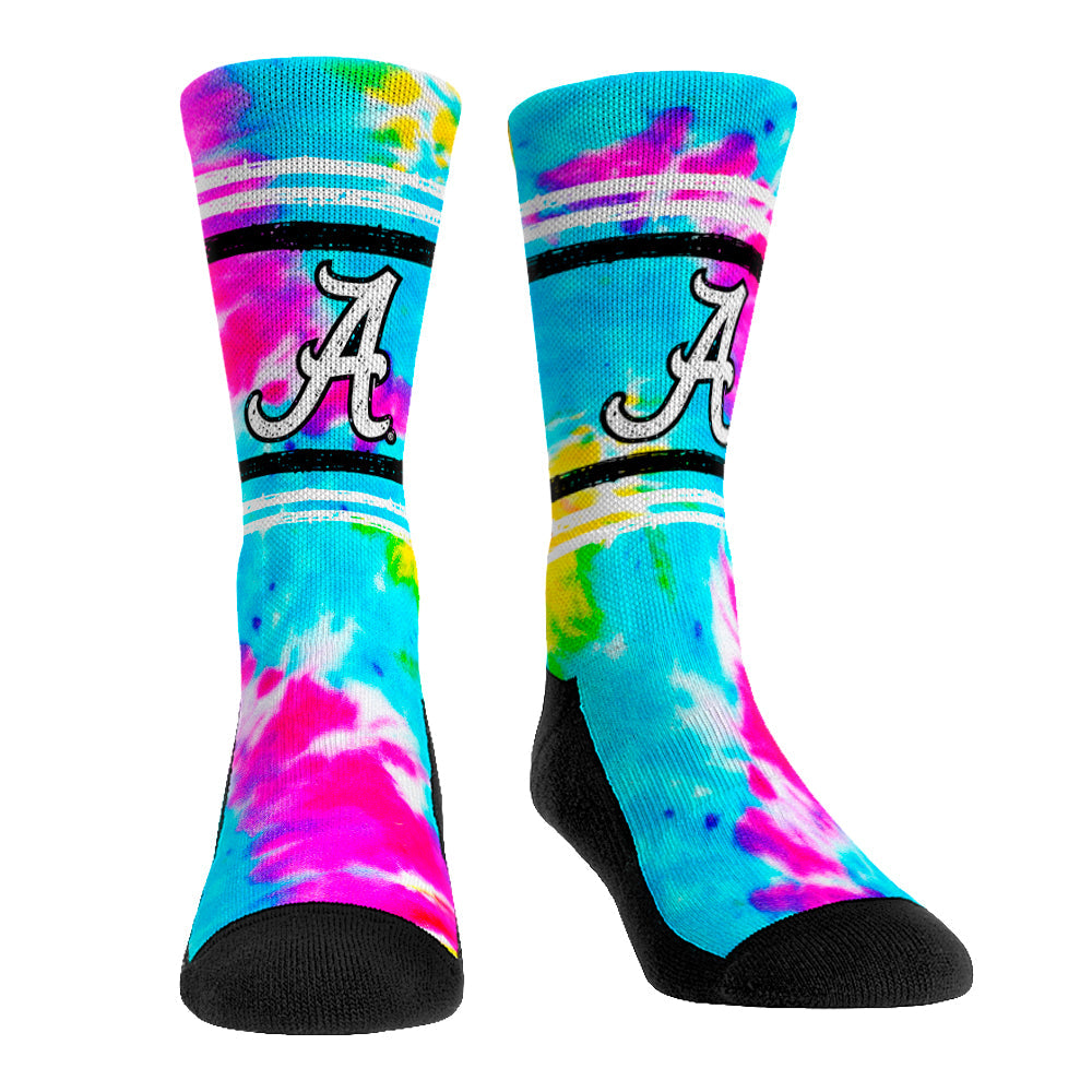 Alabama Crimson Tide - Multicolor Crew Socks