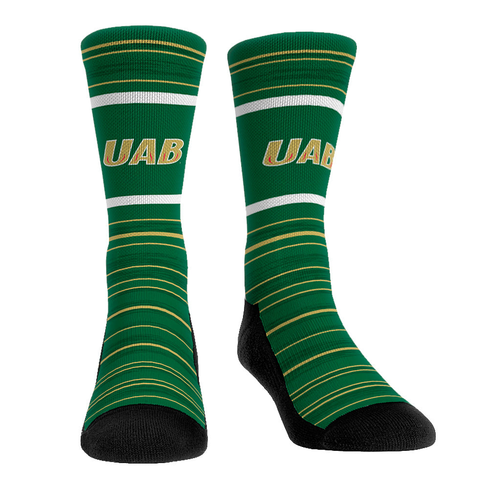 UAB Blazers - Classic Lines Crew Socks
