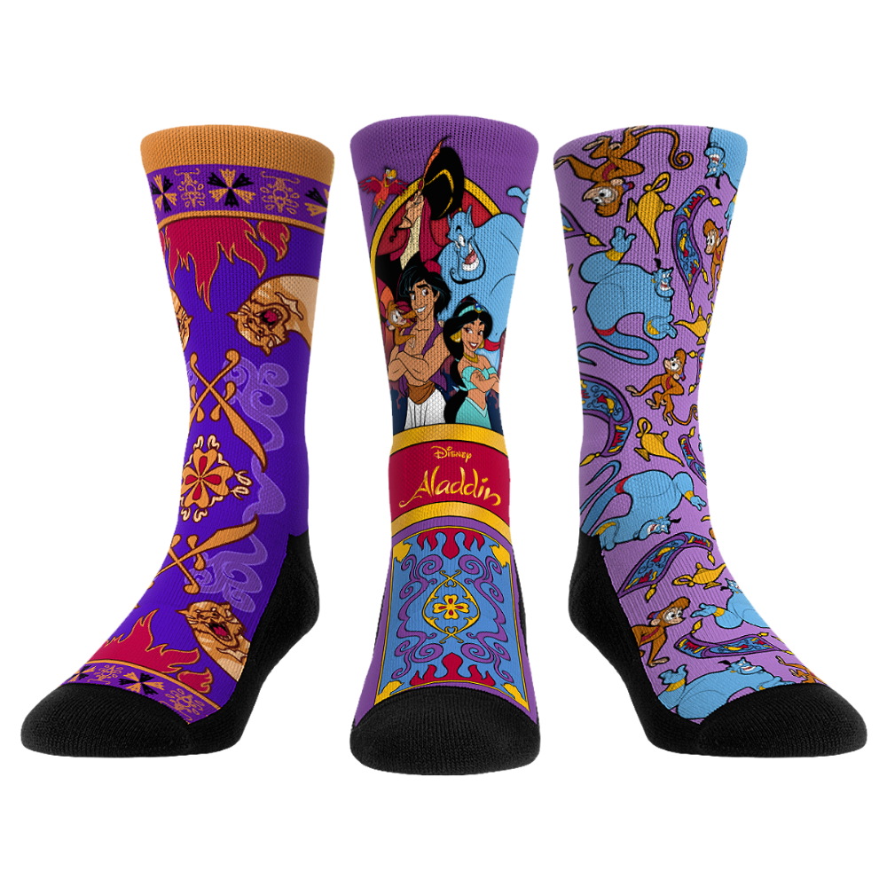 Aladdin - 3-Pack Crew Socks