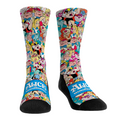 Alice in Wonderland - Stacked Characters Crew Socks