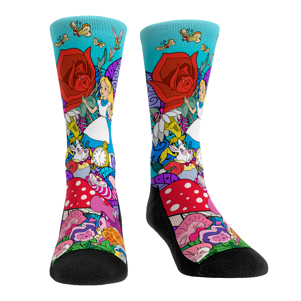 Alice in Wonderland - Title Sequence Crew Socks