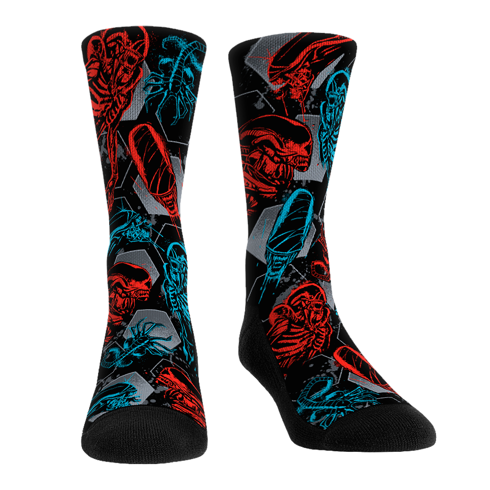 Alien: Romulus - Xenomorph All-Over Crew Socks