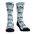 Amon-Ra St. Brown - Detroit Lions - Headstand All-Over (Grey) Crew Socks