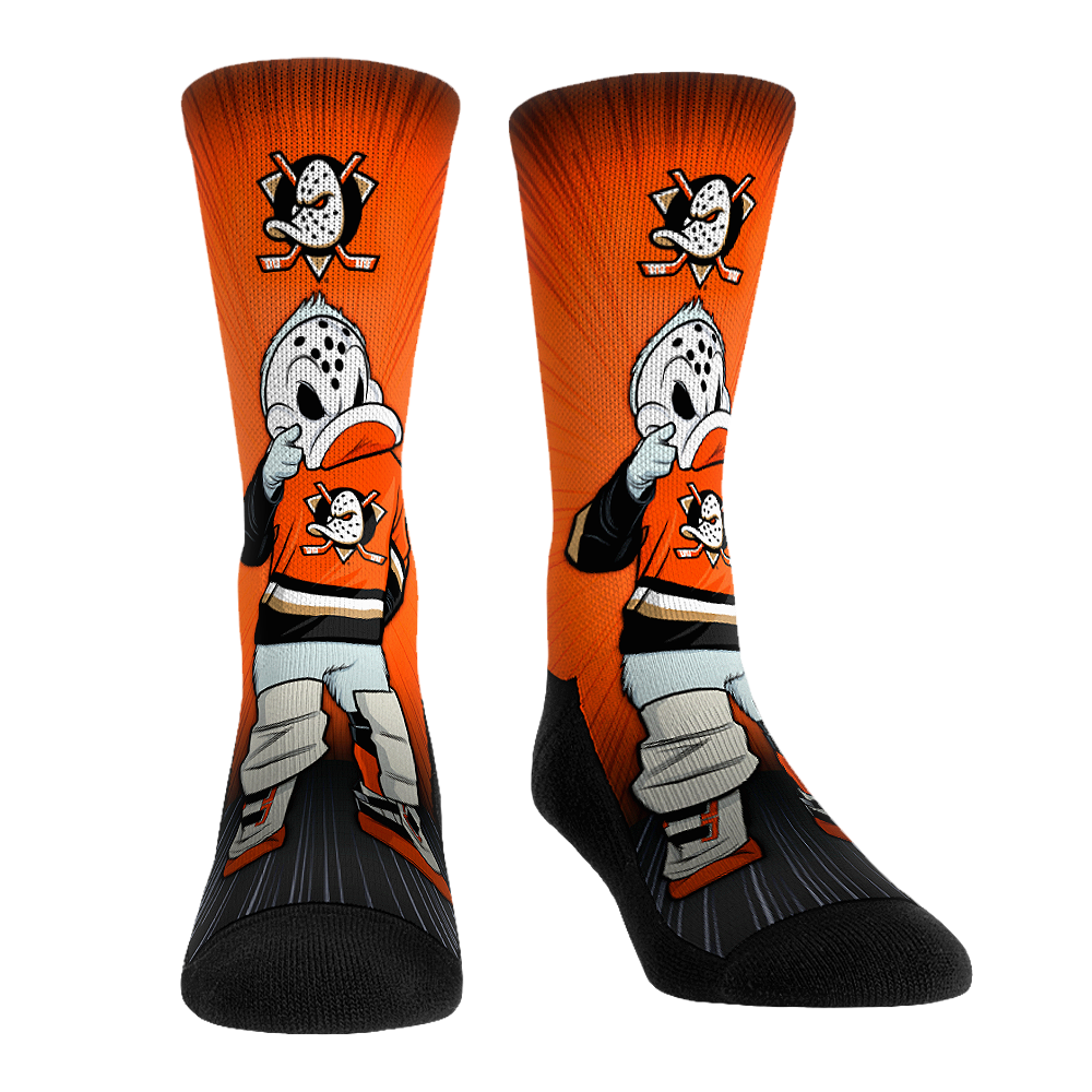 Anaheim Ducks - Mascot Pump Up! Crew Socks