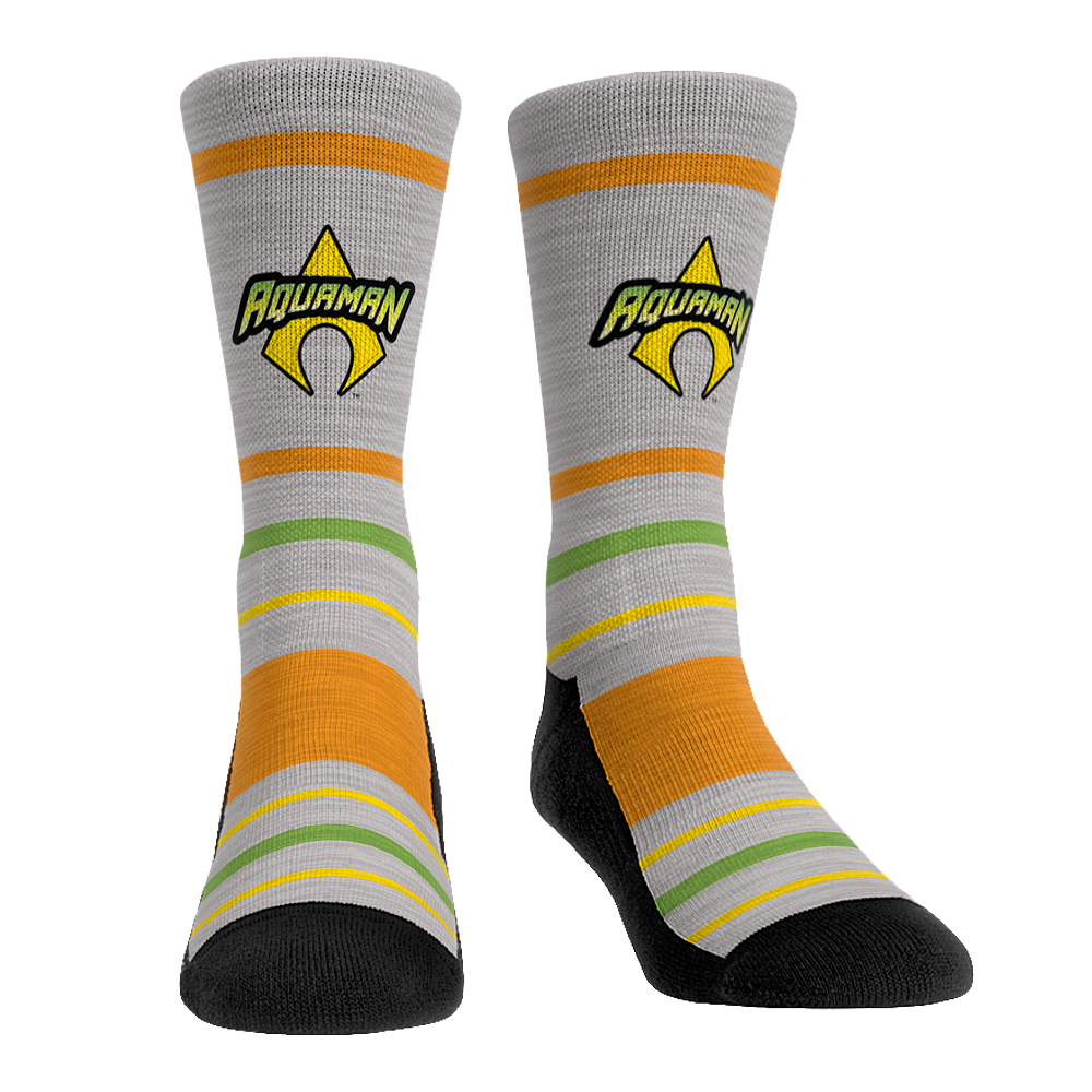 DC Comics Aquaman - Classic Stripes Crew Socks