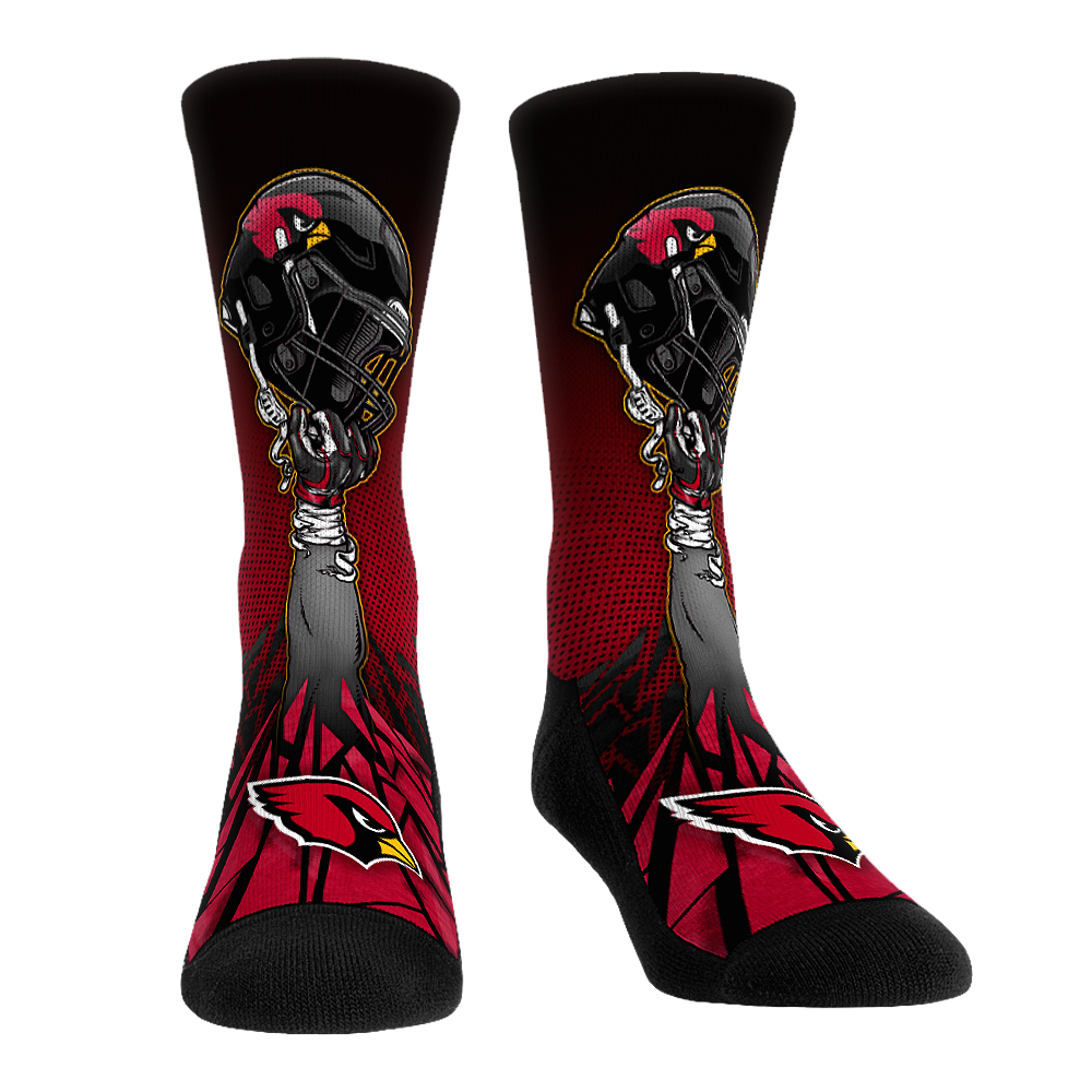Arizona Cardinals - Alternate Helmet Smash Crew Socks