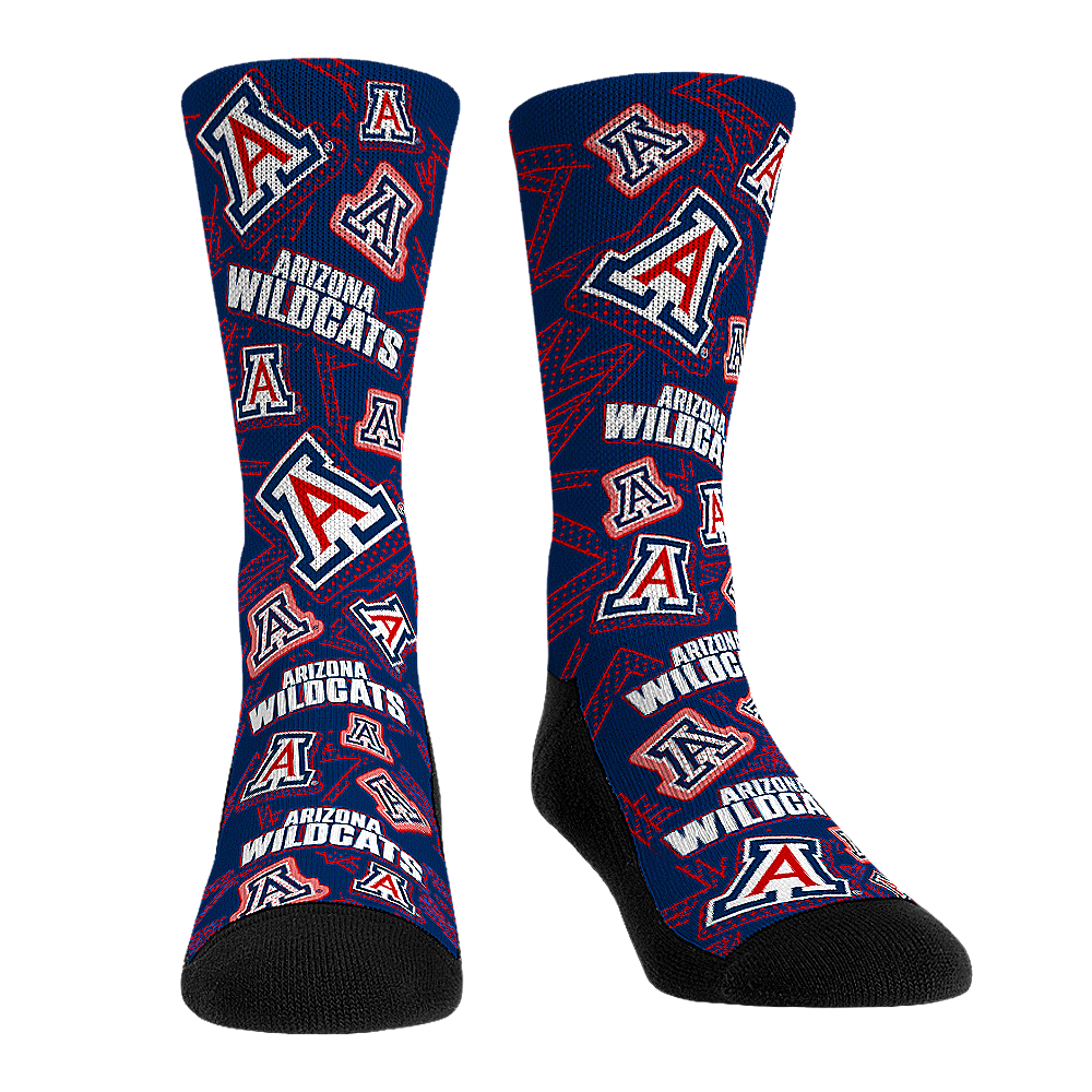 Arizona Wildcats - Microdot All-Over Crew Socks