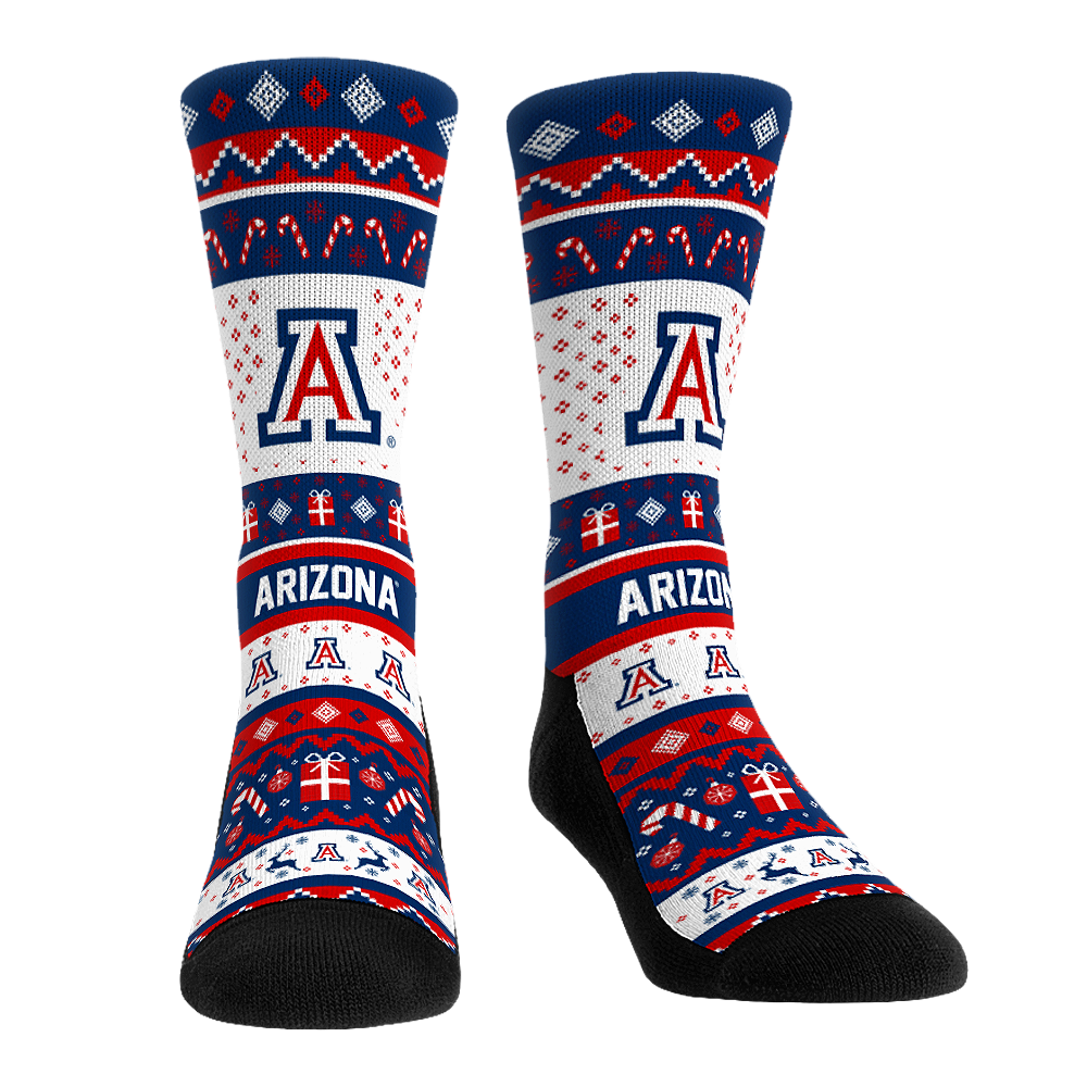 Arizona Wildcats - Tacky Sweater Crew Socks