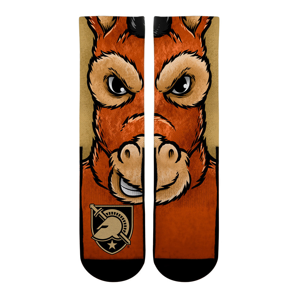 Army Black Knights - Mascot Crew Socks