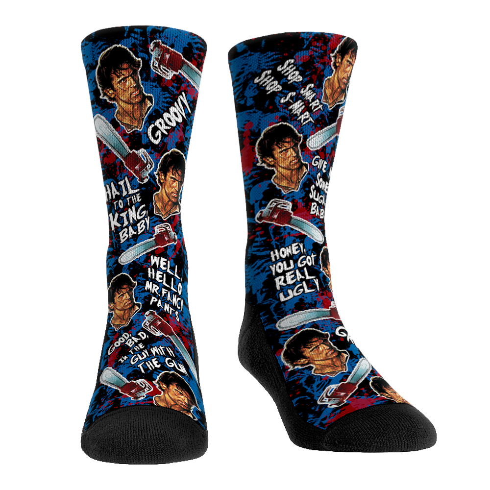 Army of Darkness - Ash All-Over Crew Socks