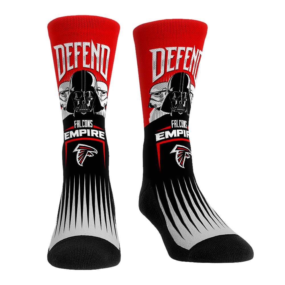 Atlanta Falcons - Star Wars - Defend the Empire Crew Socks
