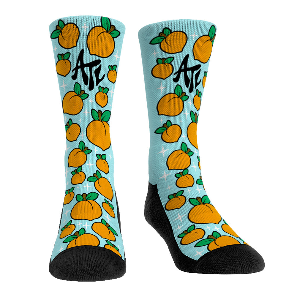 Atlanta - Just Peachy Crew Socks