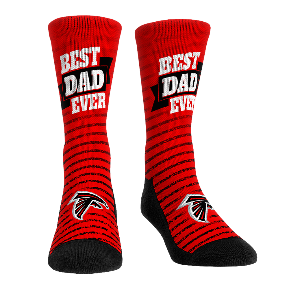 Atlanta Falcons - Best Dad Ever Crew Socks