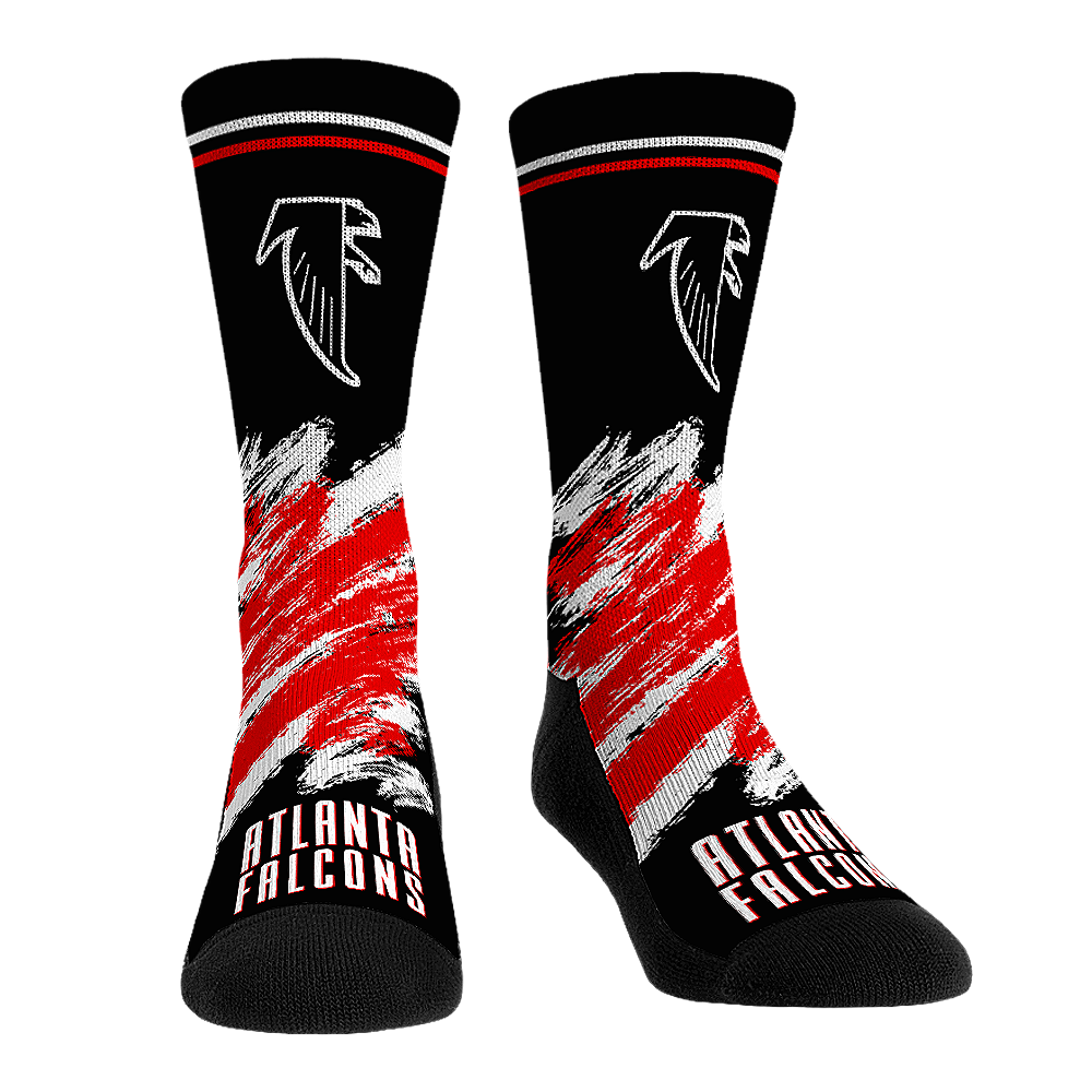 Atlanta Falcons - Throwback Paint Crew Socks