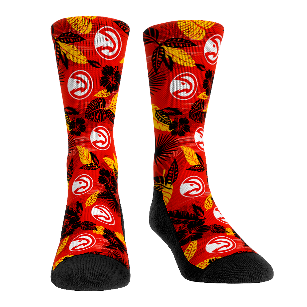 Atlanta Hawks - Floral Crew Socks