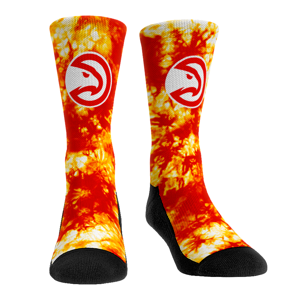 Atlanta Hawks - Team Tie Dye Crew Socks