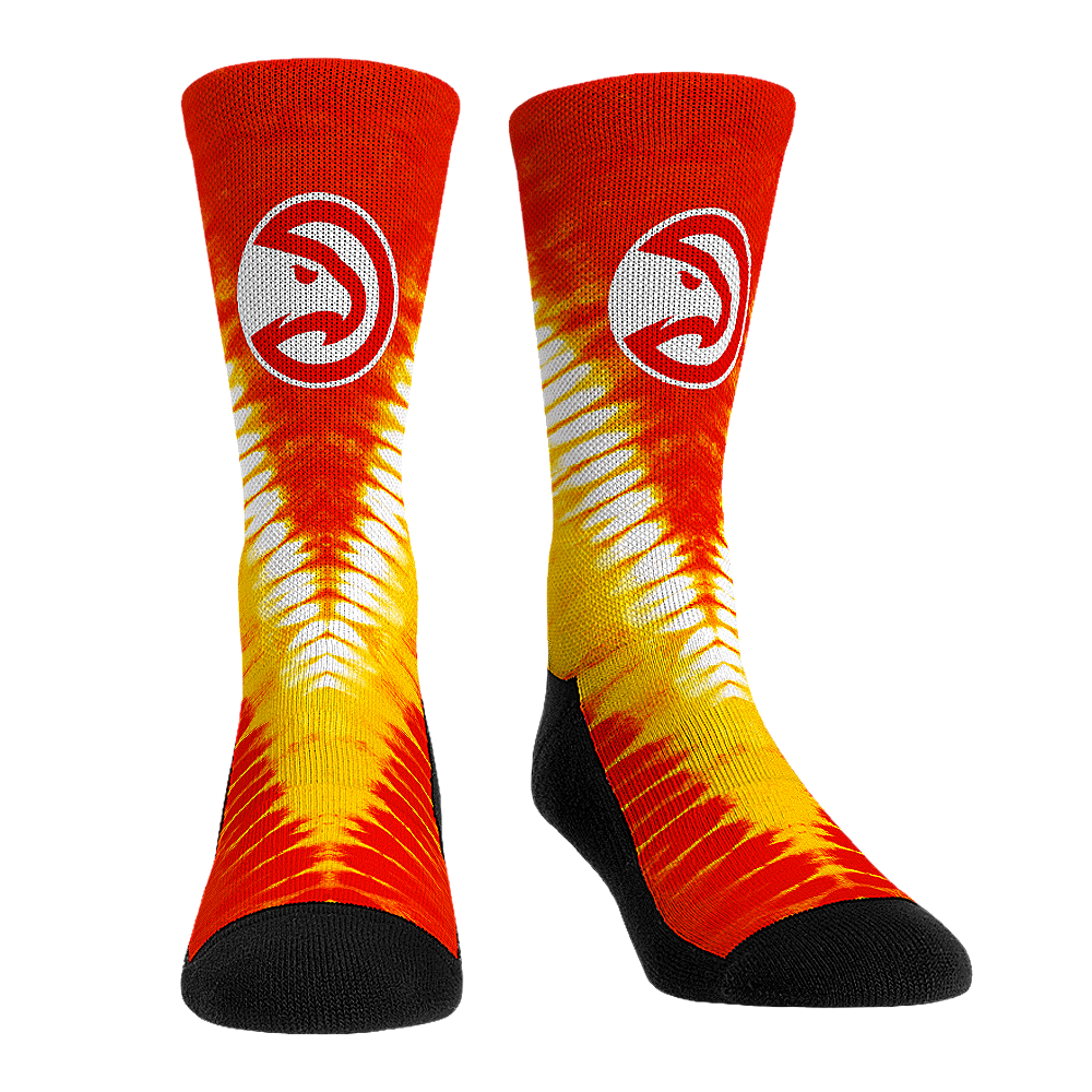 Atlanta Hawks - V Shape Tie Dye Crew Socks