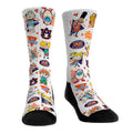 Auburn Tigers - 90s Nickelodeon Characters All-Over Crew Socks