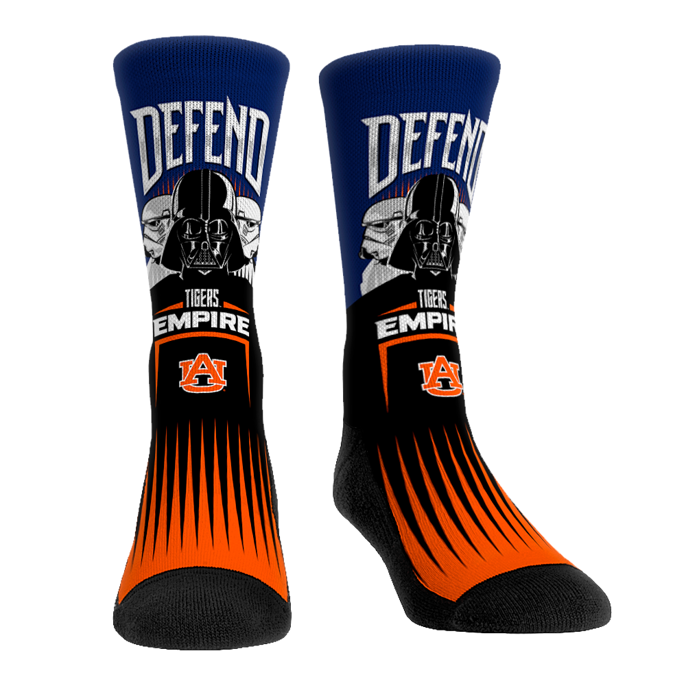 Auburn Tigers - Star Wars - Defend the Empire Crew Socks