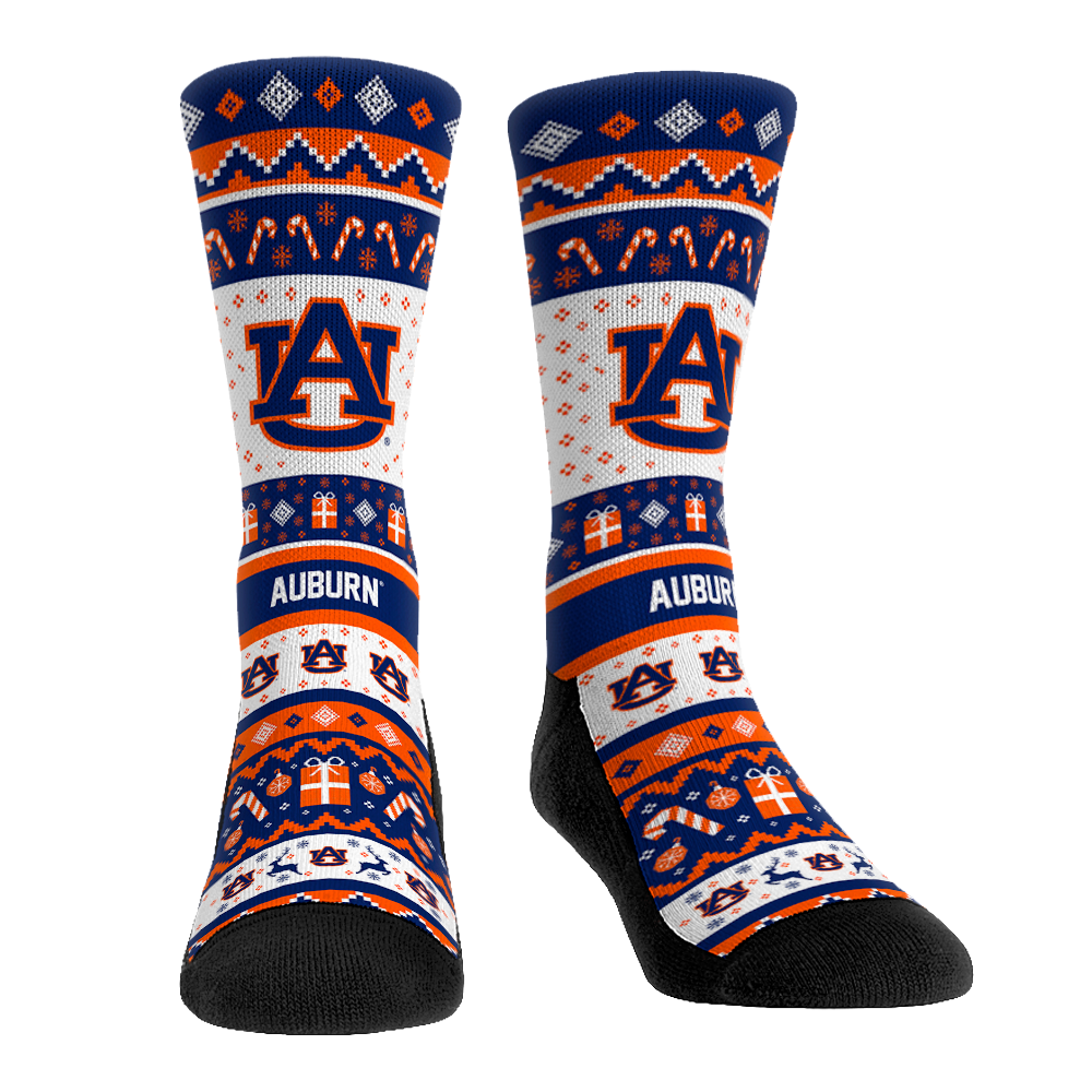 Auburn Tigers - Tacky Sweater Crew Socks