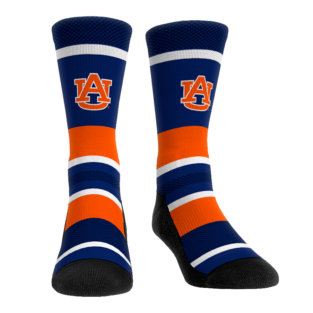 Auburn Tigers - Tech Stripe Crew Socks