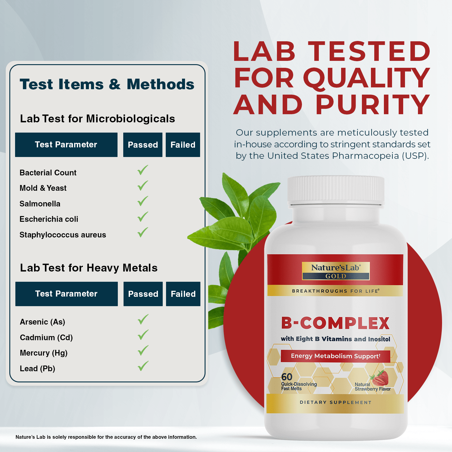 Gold B-Complex - 60 Fast Melts