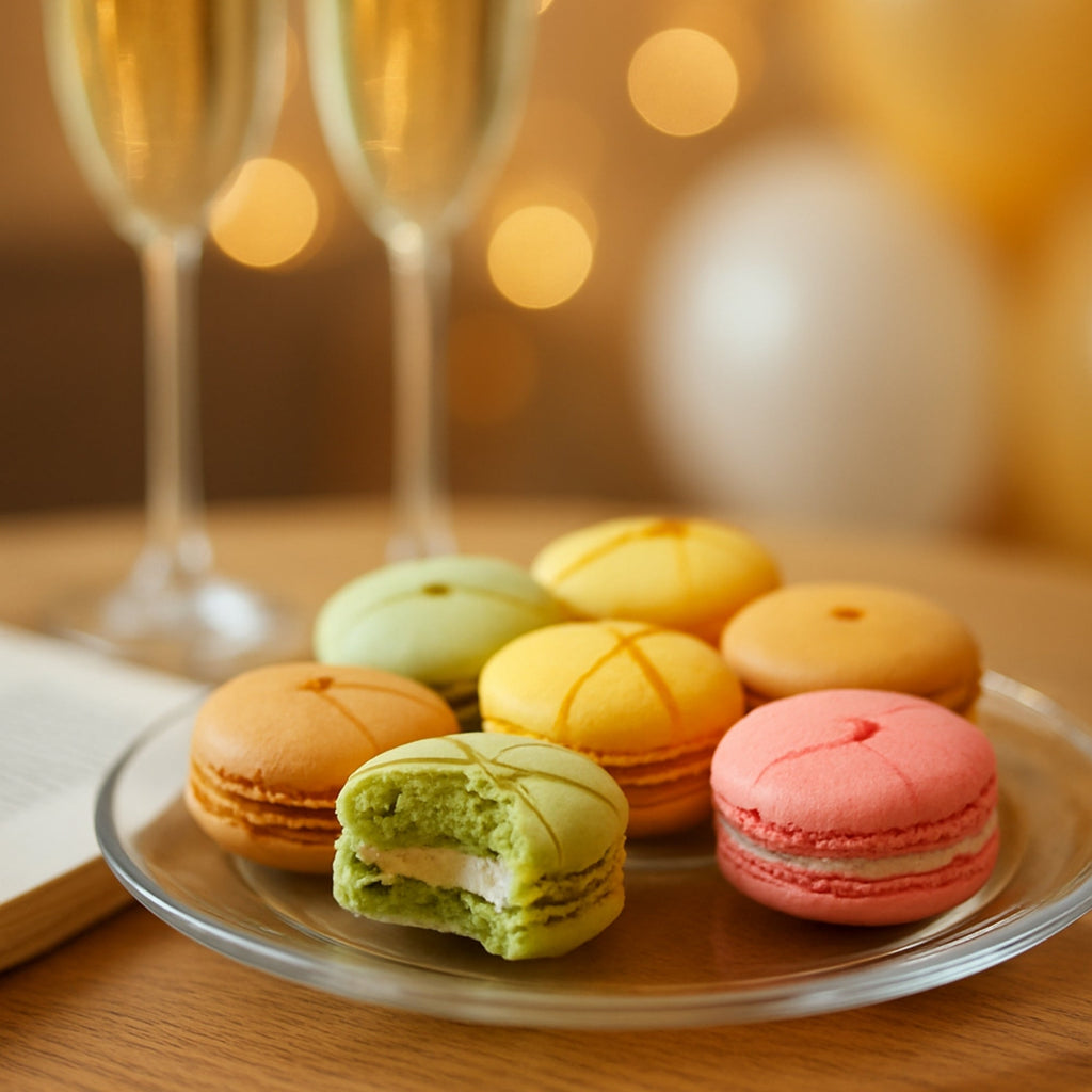 Andy Anand French Macarons, 48 - Piece Gift Box – Made Fresh Daily, Decadent Assorted Flavors, Gluten - Free – Birthday & Holiday Gift Box
