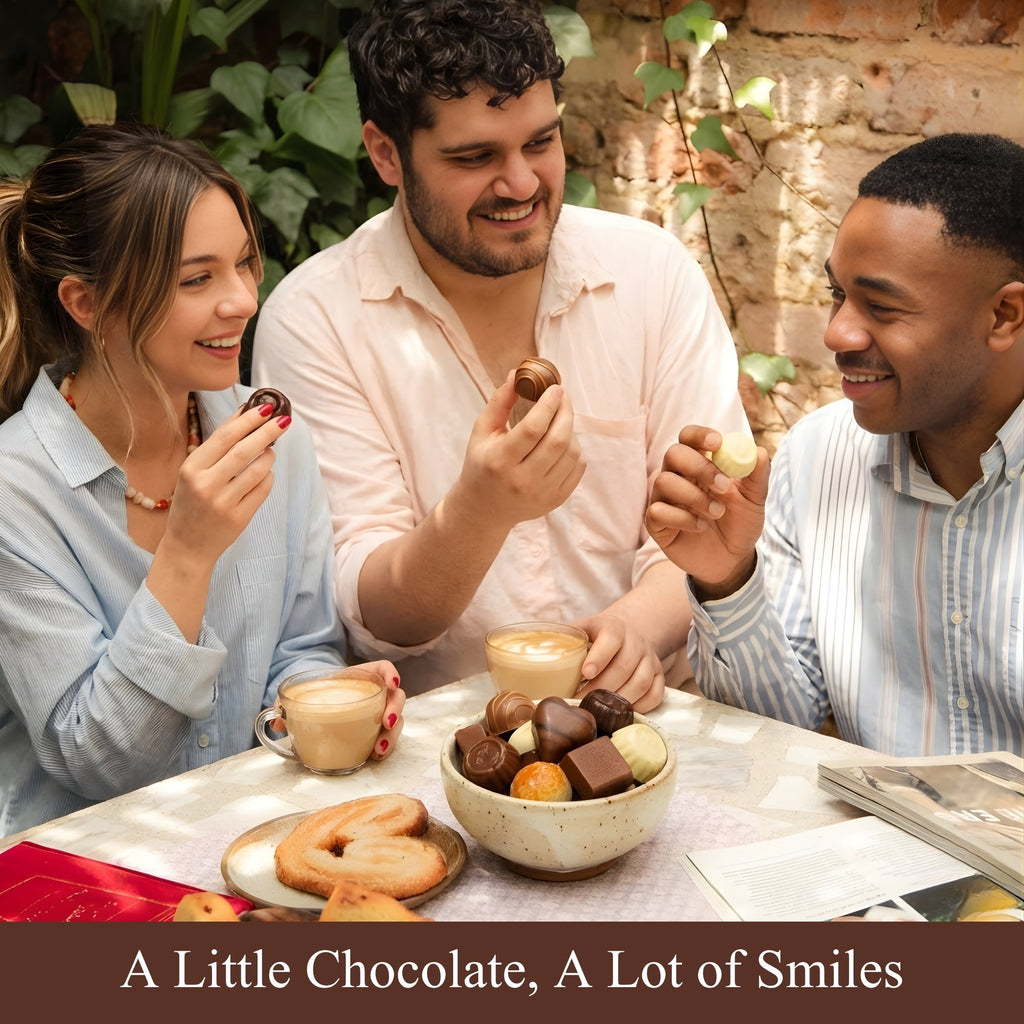 Andy Anand Sugar - Free & Gluten - Free Belgian Chocolate Truffles, 15 pc – Assorted Flavors, Diabetic - Friendly, Birthday & Valentine's Gift