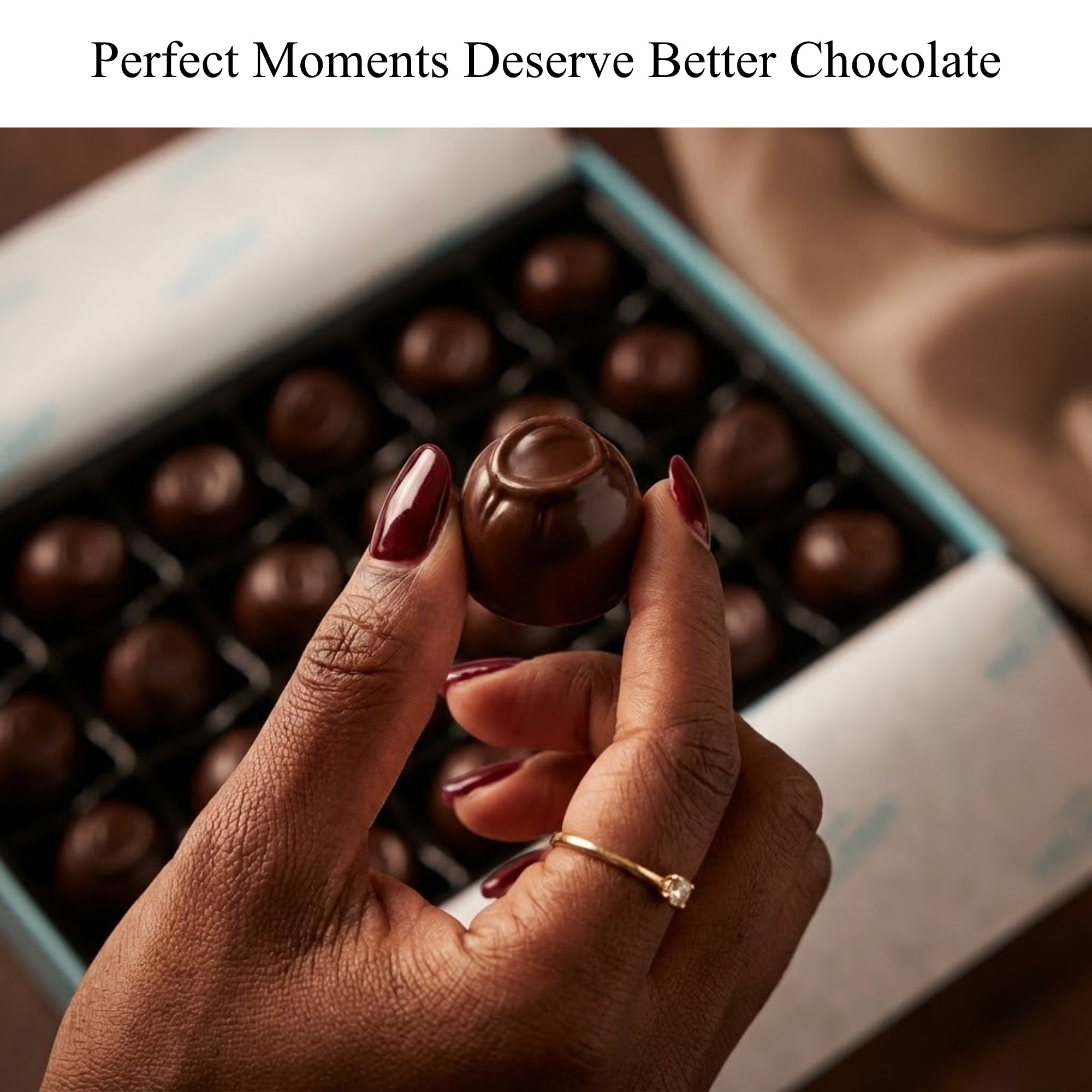 Andy Anand Sugar - Free Cherry Cordial Dark Chocolate Truffles, 48 pc – Vegan, 60% Cocoa Butter, Diabetic - Friendly Valentine's & Birthday Gift