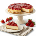 Andy Anand Sugar - Free Strawberry Cheesecake, 9 - Inch, 2.6 lb – Diabetic - Friendly, California Cream Cheese, No Preservatives, Birthday Gift
