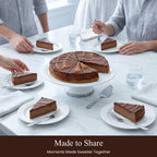 Andy Anand Chocolate Fudge Cheesecake, 9 - Inch, 2 lb – Freshly Baked, Real California Cream Cheese, No Preservatives, Birthday & Holiday Gift