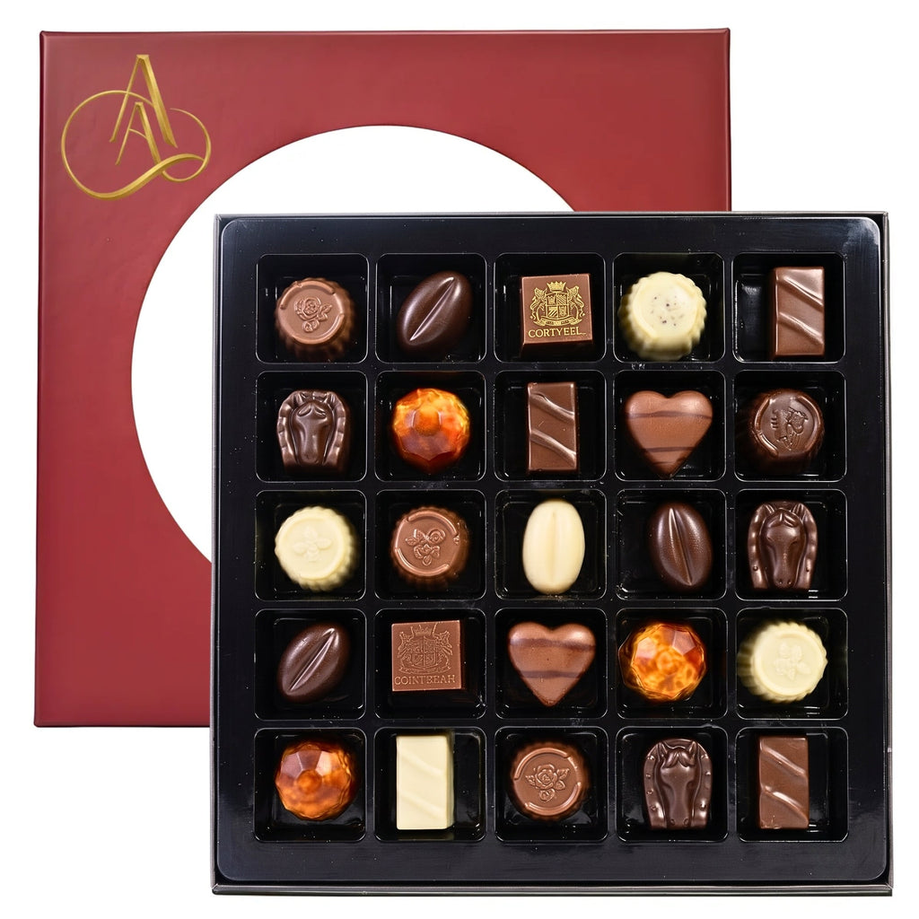 Andy Anand Sugar - Free Belgian Chocolate Truffles, 25 pc – Handmade Assortments, Stevia Sweetened, Diabetic - Friendly, Birthday & Holiday