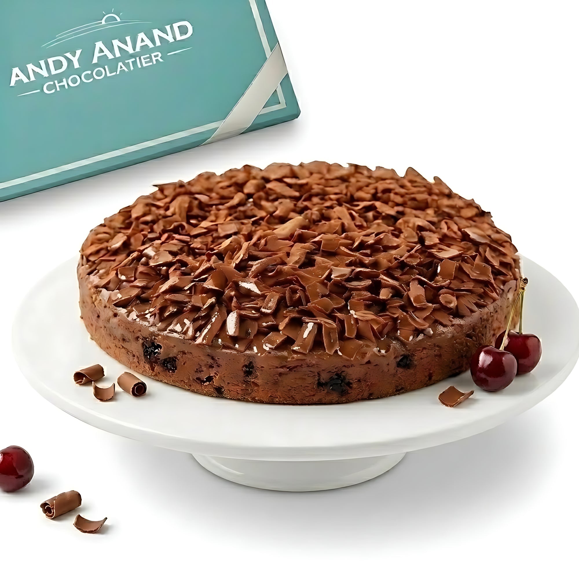 Andy Anand Triple Chocolate Cake, 9 - Inch, 2.6 lb – Decadent & Delicious, Made Fresh Daily, Birthday, Valentine's & Anniversary Gift Box