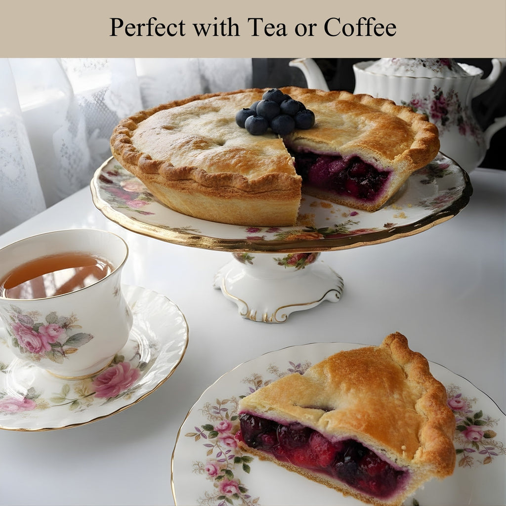 Andy Anand Sugar - Free Blueberry Pie, 2.9 lb – Keto & Diabetic - Friendly, Whole Blueberries, Flaky Crust, No Added Sugar, Birthday Gift Box