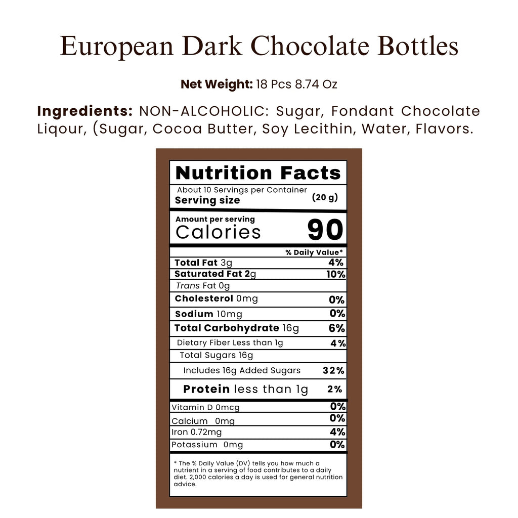 Andy Anand European Dark Chocolate Assortment, 18 pc – Premium Flavor - Inspired Selection, Rich & Intense Gourmet Chocolates, Birthday Gift