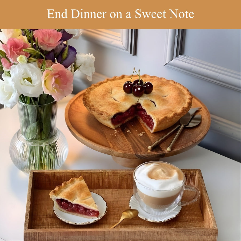 Andy Anand Sugar - Free Cherry Pie, 2.9 lb – Keto & Diabetic - Friendly, Whole Cherries, Flaky Crust, No Added Sugar, Birthday & Holiday Gift