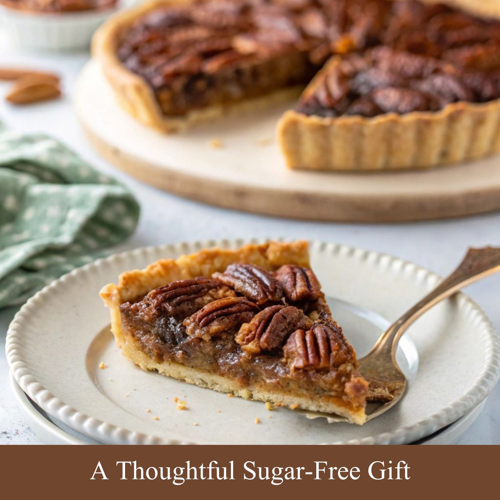 Andy Anand Sugar - Free Dark Chocolate Pecan Pie, 2 lb – Keto & Diabetic - Friendly, Real Toasted Pecans, Flaky Crust, Birthday & Holiday Gift
