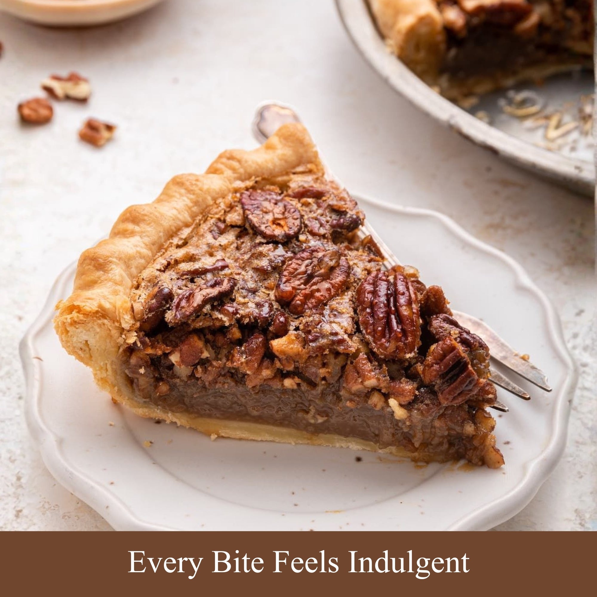 Andy Anand Sugar - Free Dark Chocolate Pecan Pie, 2 lb – Keto & Diabetic - Friendly, Real Toasted Pecans, Flaky Crust, Birthday & Holiday Gift