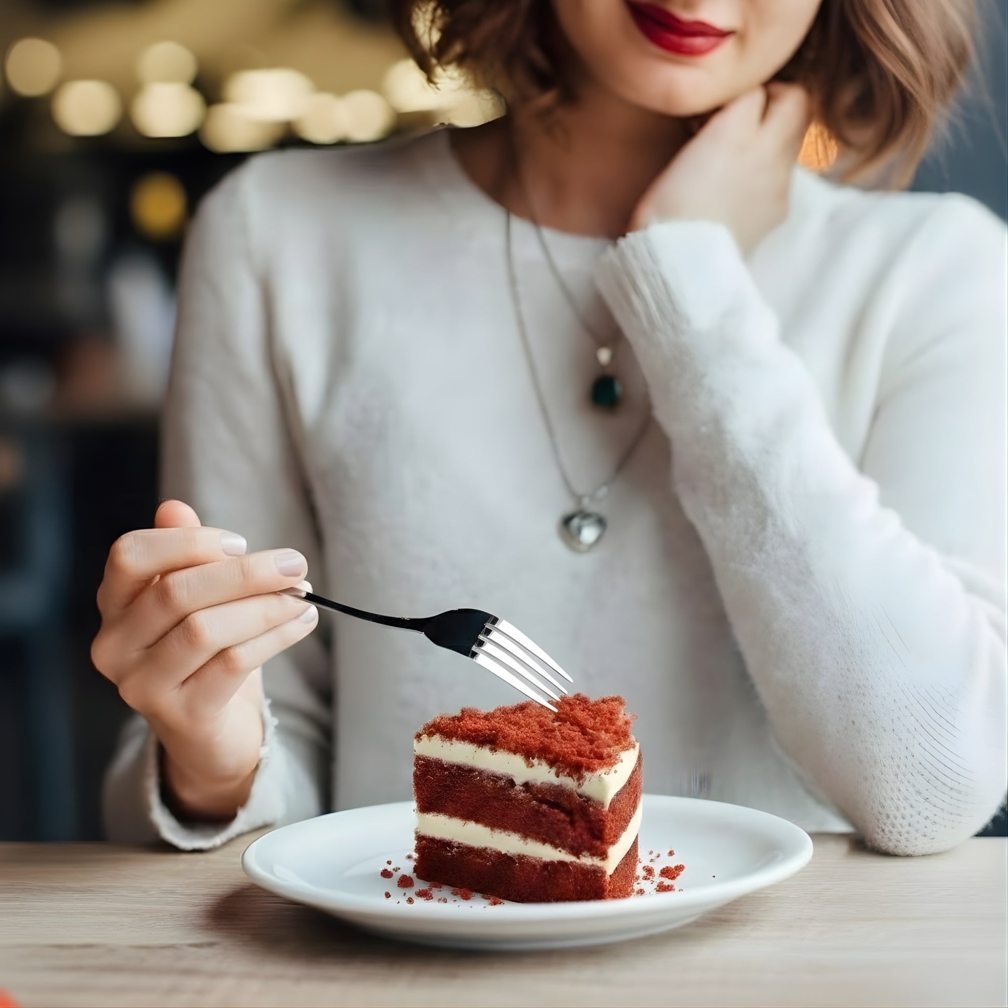 AnAndy and Sugar - Free Red Velvet Cake, 2.4 lb – Belgian Cocoa, Sugar - Free Cream Cheese Frosting, Keto & Diabetic - Friendly Birthday Gift